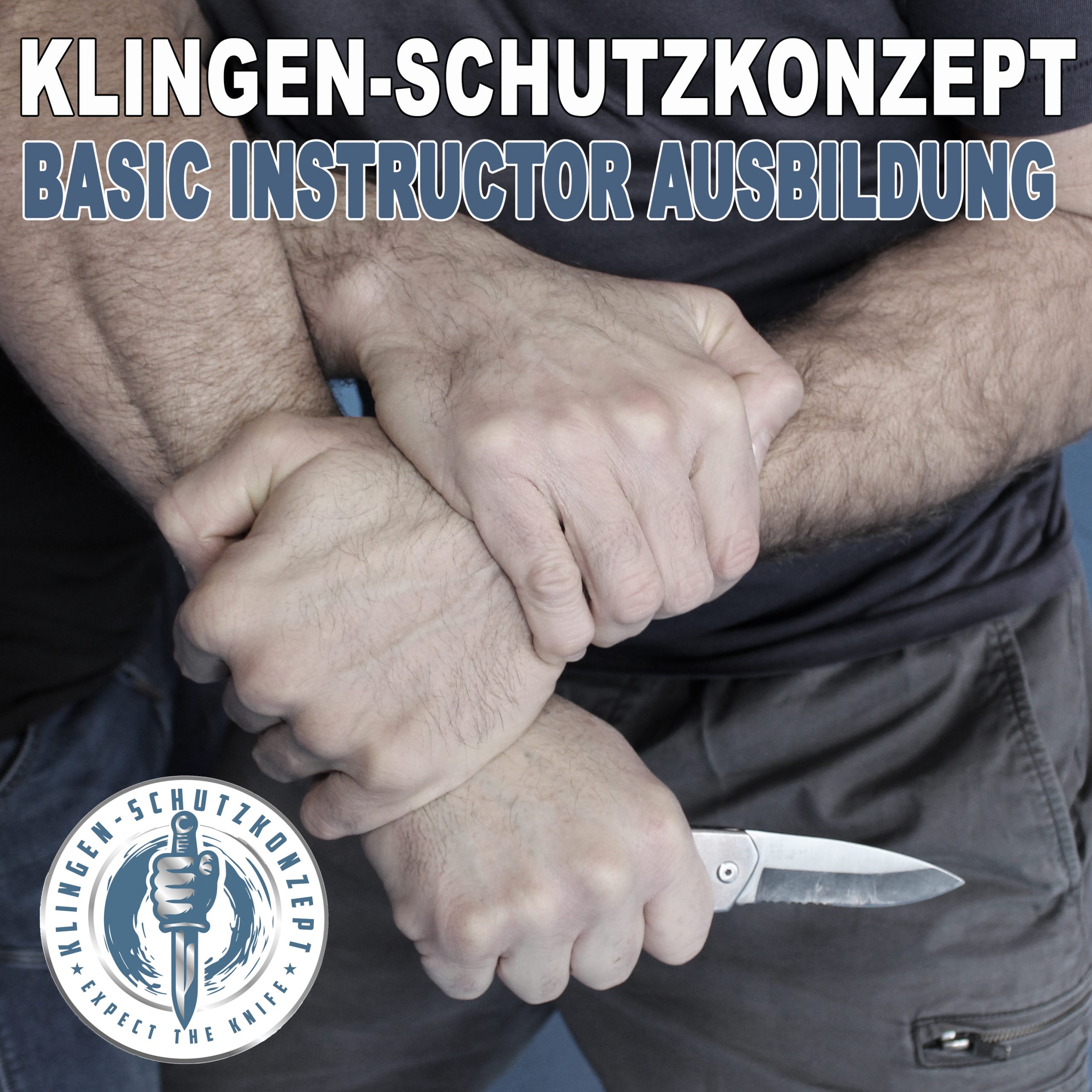 Messer Selbstverteidigung Seminar - Björn Friedrich zeigt eine Technik